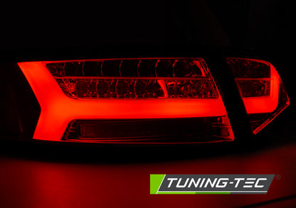Tuning-Tec LED Lightbar Rückleuchten für Audi A6 4F (C6) Facelift 08-11 Limousine rot/rauch