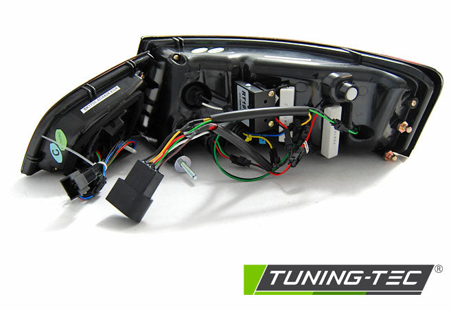 Tuning-Tec LED Lightbar Rückleuchten für Audi A6 4F (C6) Facelift 08-11 Limousine schwarz/rauch