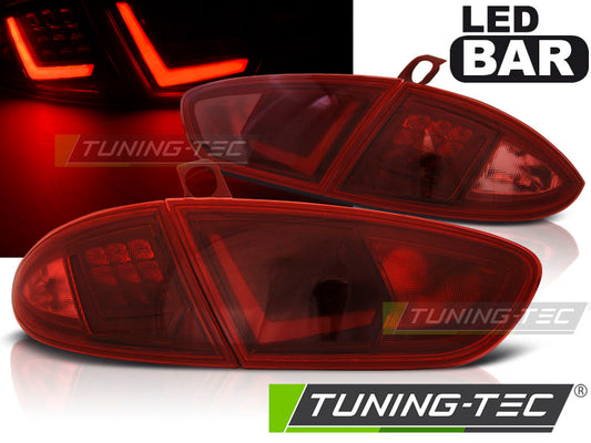 Tuning-Tec LED Lightbar Rückleuchten für Seat Leon 1P Facelift 09-12 rot