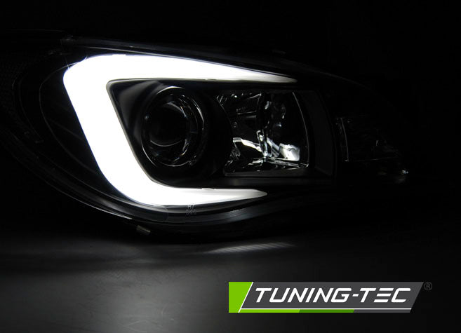 Tuning-Tec Xenon LED Tagfahrlicht Scheinwerfer für Subaru Impreza 2 Facelift (GD) 06-07 schwarz LTI