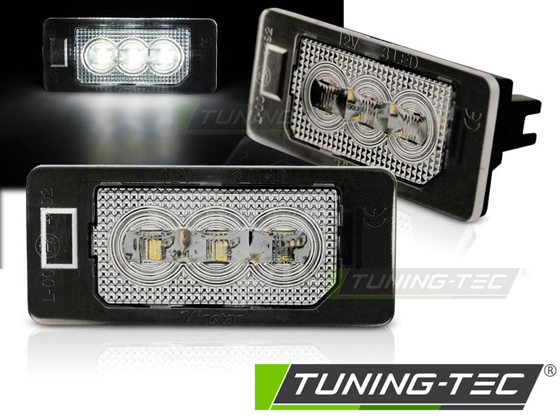 Tuning-Tec LED Kennzeichenbeleuchtung für Audi Q5 / A4 / A5 / A6 4G / TT / VW Passat B6 Variant kaltweiß
