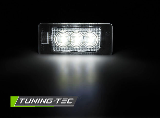 Tuning-Tec LED Kennzeichenbeleuchtung für Audi Q5 / A4 / A5 / A6 4G / TT / VW Passat B6 Variant kaltweiß
