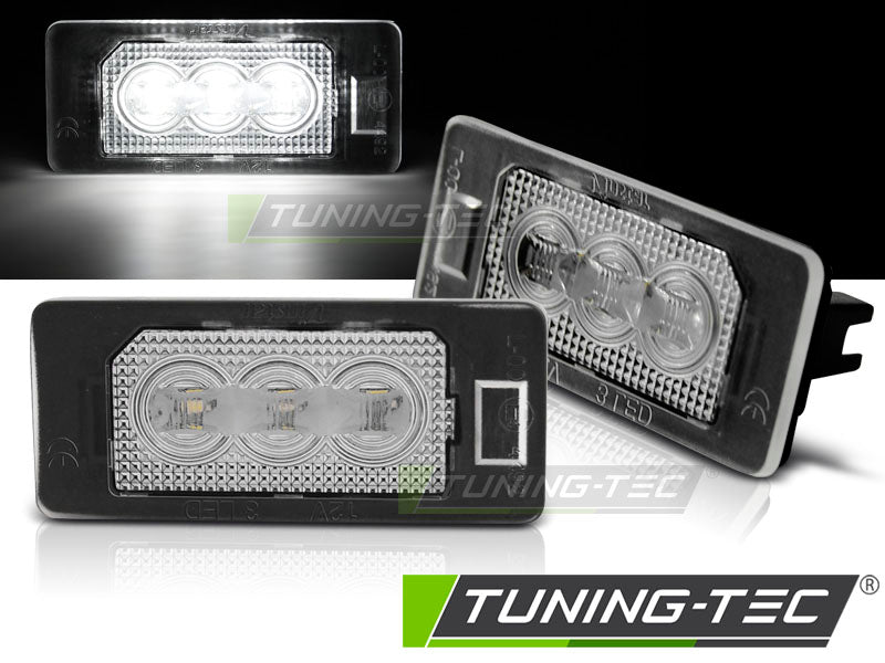 Tuning-Tec LED Kennzeichenbeleuchtung BMW E90 / F30 / F32 / E39 / E60 / F10 / X3 / X5 / X6 kaltweiß