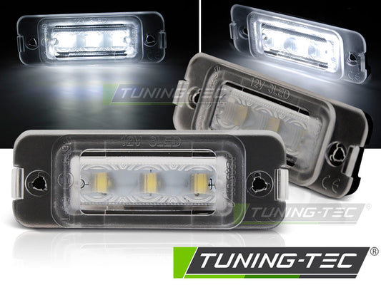 Tuning-Tec LED Kennzeichenbeleuchtung für Mercedes-Benz M-Klasse W164 05-11 / R-Klasse W251 05-10 kaltweiß