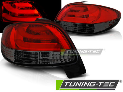 Tuning-Tec LED Lightbar Rückleuchten für Peugeot 206 98-05 rot/rauch