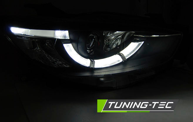 Tuning-Tec LED Tagfahrlicht Scheinwerfer für Mazda CX5 11-15 schwarz