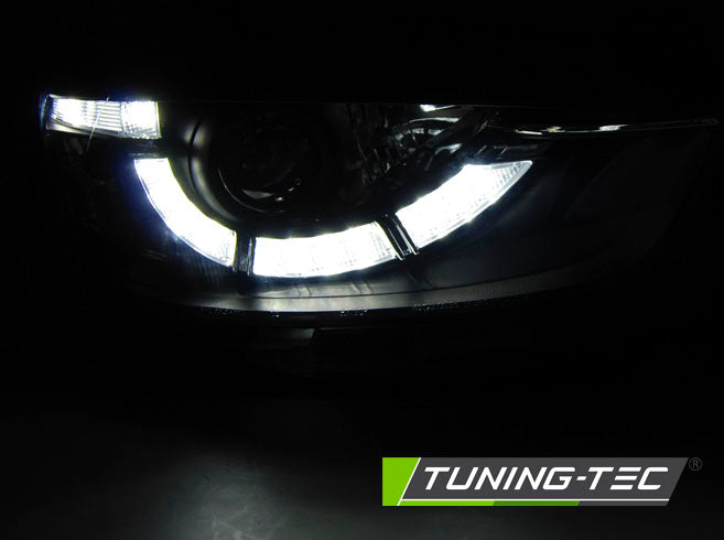 Tuning-Tec Xenon LED Tagfahrlicht Scheinwerfer für Mazda CX5 11-15 schwarz
