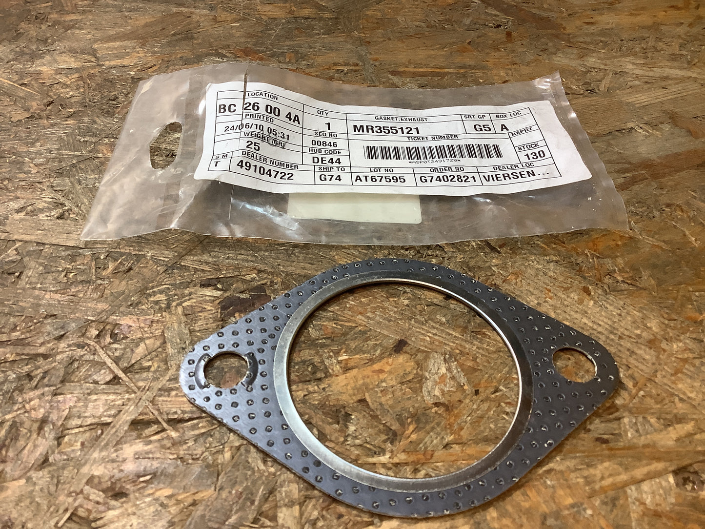 Mitsubishi 3000GT, Eclipse, Pajero, Lancer Dichtung, Abgasrohr, Abgaskrümmerdichtung Original Mitsubishi NEU