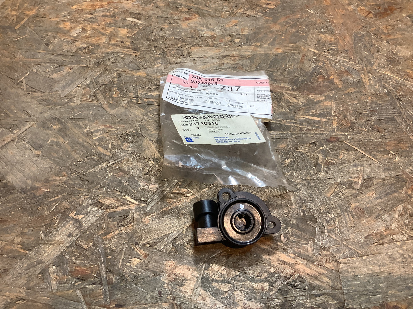 Chevrolet Matiz, Spark Drosselklappensensor Original GM NEU