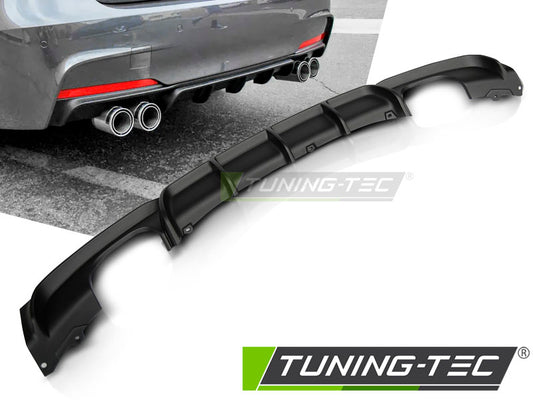 Tuning-Tec Heck Diffusor für BMW 3er F30/F31 Limo./Touring 11-18 für Doppelrohr