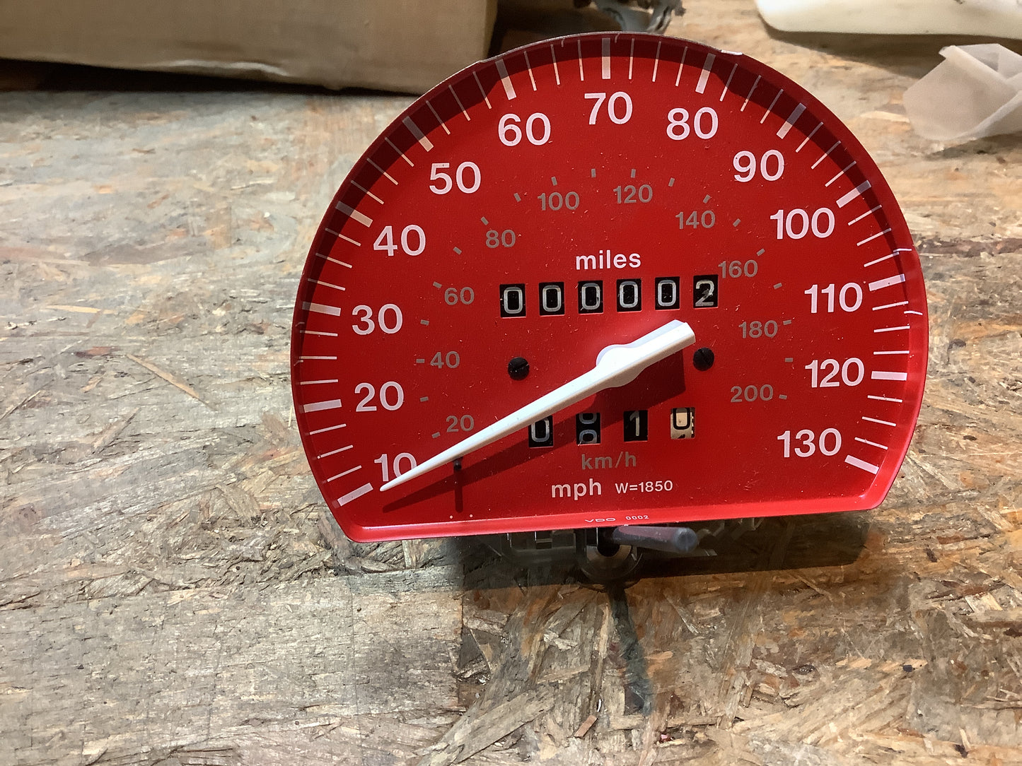 Corsa B Meilentacho und km/h selten rot Original GM NEU