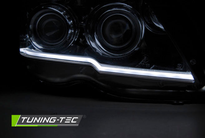 Tuning-Tec LED Tagfahrlicht Scheinwerfer für Mercedes Benz GLK X204 08-12 chrom
