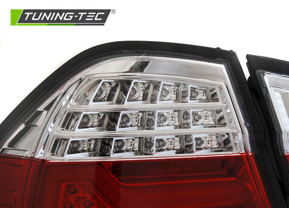 Tuning-Tec LED Lightbar Rückleuchten für BMW 3er E90 05-08 rot/klar