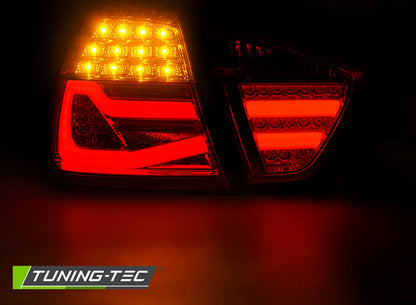 Tuning-Tec LED Lightbar Rückleuchten für BMW 3er E90 05-08 rot/rauch