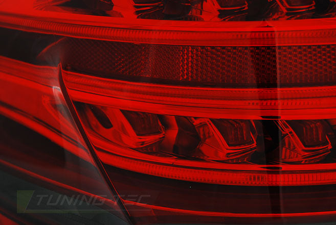 Tuning-Tec Voll LED Rückleuchten für Mercedes Benz E-Klasse W212 Limousine 09-13 rot/klar mit dyn. Blinker