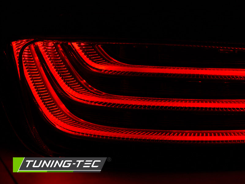 Tuning-Tec LED Lightbar Rückleuchten für BMW 5er F10 10-13 schwarz/chrom/rauch LCI Optik