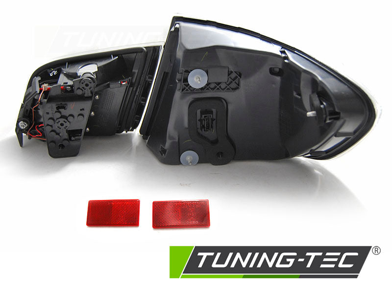 Tuning-Tec LED Lightbar Rückleuchten für BMW 5er F10 10-13 schwarz/chrom/rauch LCI Optik