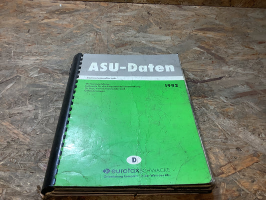 ASU-Daten aus dem Jahr 1992