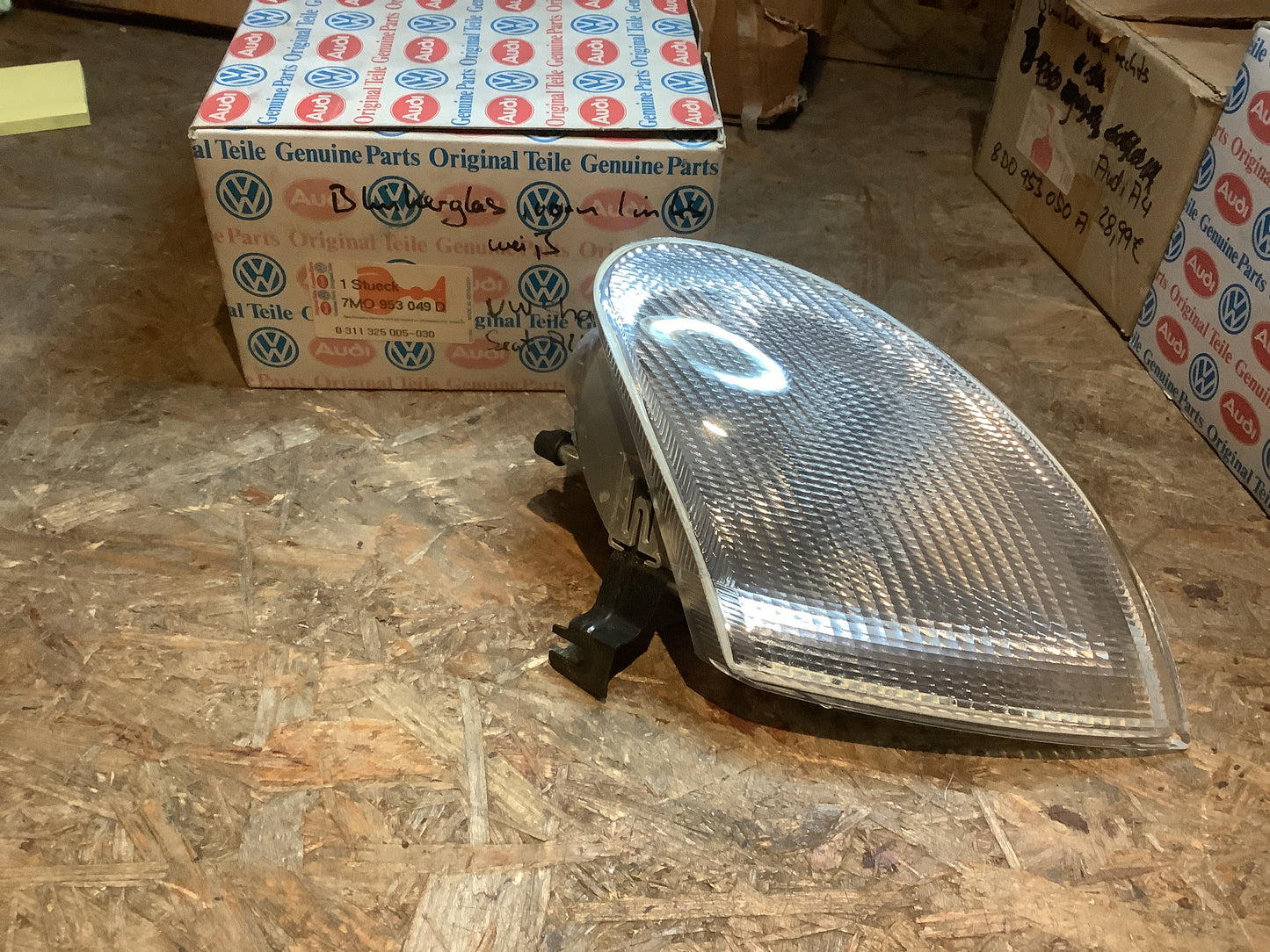 VW Sharan, Seat Alhambra Blinkerglas vorne links weiß Original Genuine Parts NEU