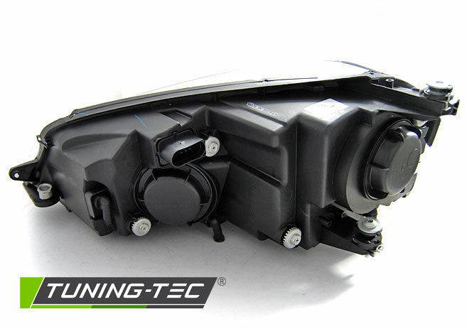 Tuning-Tec LED Tagfahrlicht Scheinwerfer für VW Golf 7 12-17 schwarz / chrom mit dynamischem LED Blinker