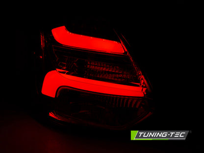 Tuning-Tec LED Lightbar Rückleuchten für Ford Focus MK3 11-14 rot/rauch mit dynamischem Blinker