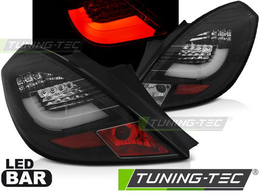 Tuning-Tec LED Lightbar Rückleuchten für Opel Corsa D (3-Türer) 06-14 schwarz