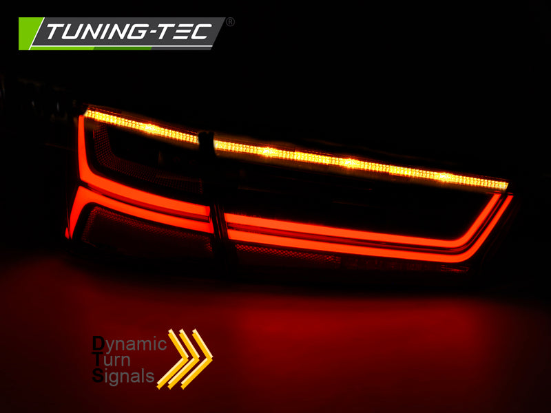 Tuning-Tec LED Lightbar Rückleuchten für Audi A6 4G (C7) Limousine 11-14 schwarz/rauch mit dynamischem Blinker