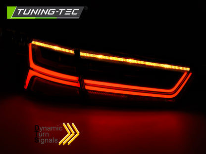 Tuning-Tec LED Lightbar Rückleuchten für Audi A6 4G (C7) Limousine 11-14 schwarz/rauch mit dynamischem Blinker