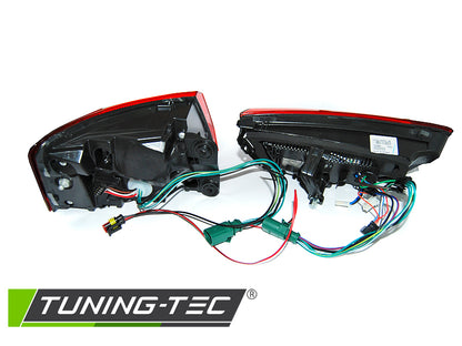 Tuning-Tec LED Lightbar Rückleuchten für Audi A6 4G (C7) Limousine 11-14 schwarz/rauch mit dynamischem Blinker