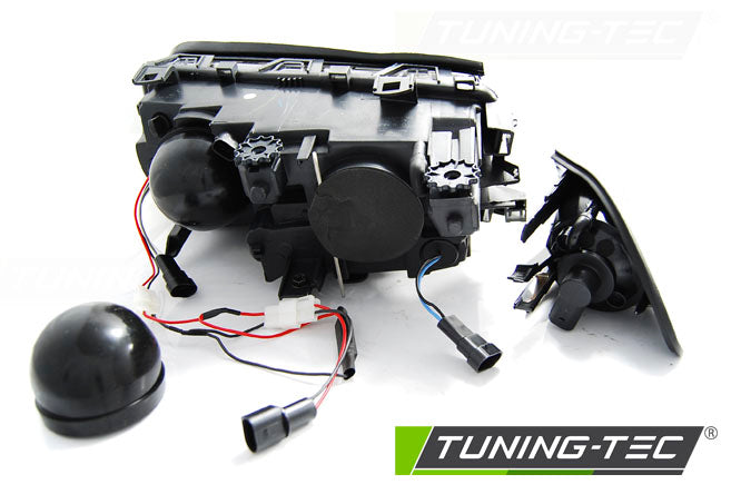 Tuning-Tec LED Angel Eyes Scheinwerfer für BMW 3er E46 98-01 chrom Set