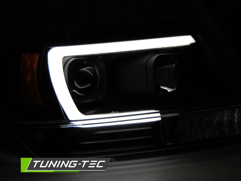 Tuning-Tec LED Tagfahrlicht Scheinwerfer für Jeep Grand Cherokee 99-05 schwarz LTI