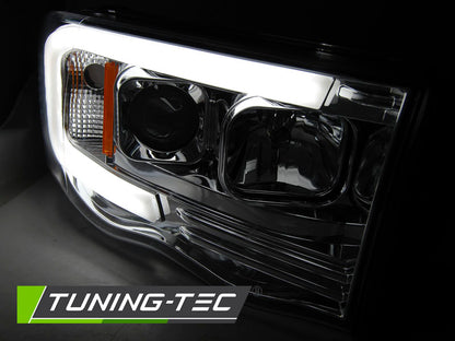 Tuning-Tec LED Tagfahrlicht Scheinwerfer für Dodge RAM 02-06 chrom