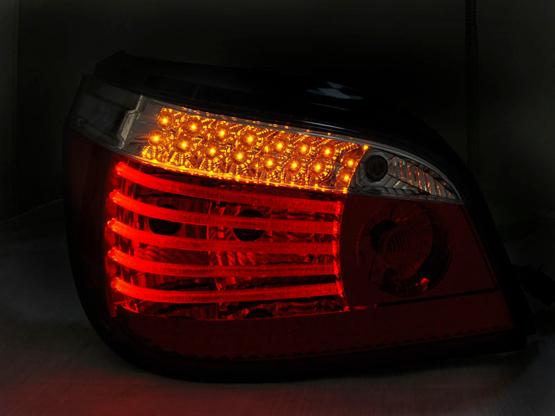 Tuning-Tec LED Rückleuchten für BMW 5er E60 LCI Limousine 07-10 rot/rauch mit dynamischem Blinker