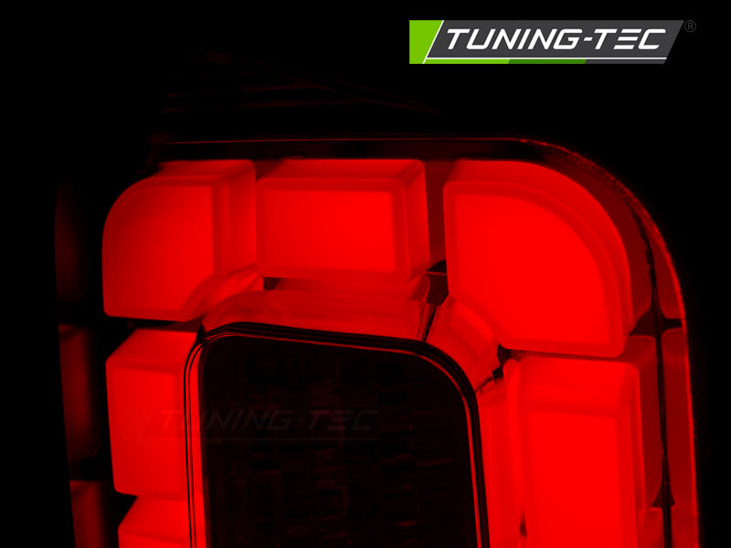 Tuning-Tec Voll LED Lightbar Rückleuchten für VW T6 15-19 rot/klar