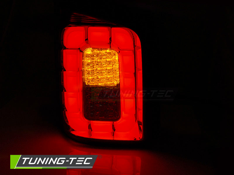 Tuning-Tec Voll LED Lightbar Rückleuchten für VW T6 15-19 rot/klar