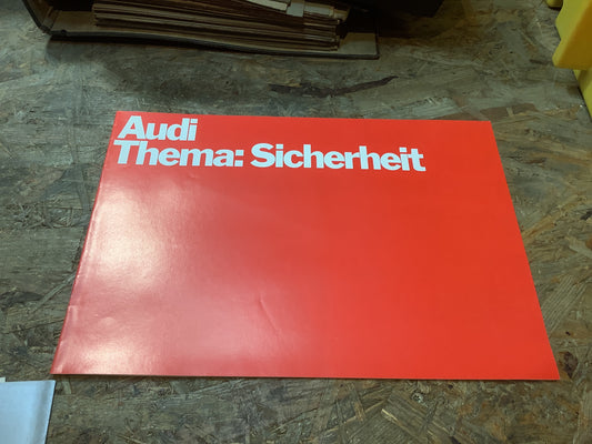 Audi Thema Sicherheit