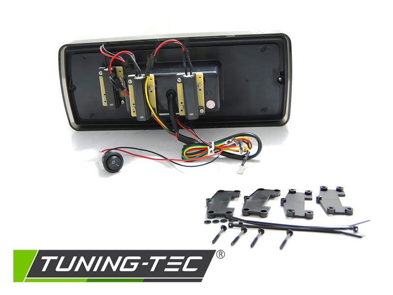 Tuning-Tec LED Rückleuchten für Mercedes Benz G-Klasse W463 90-12 schwarz/rauch mit dyn. Blinker