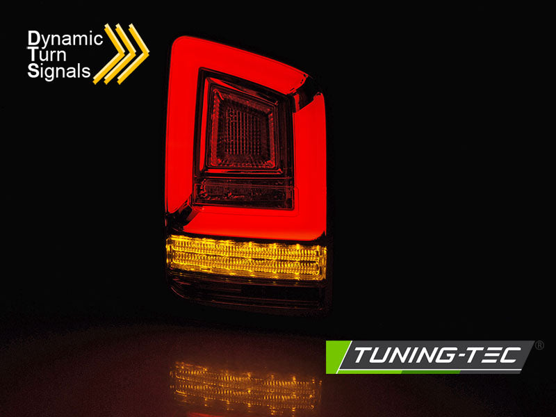 Tuning-Tec Voll LED Lightbar Rückleuchten für VW T6 15-19 rauch / Dynamische Blinker