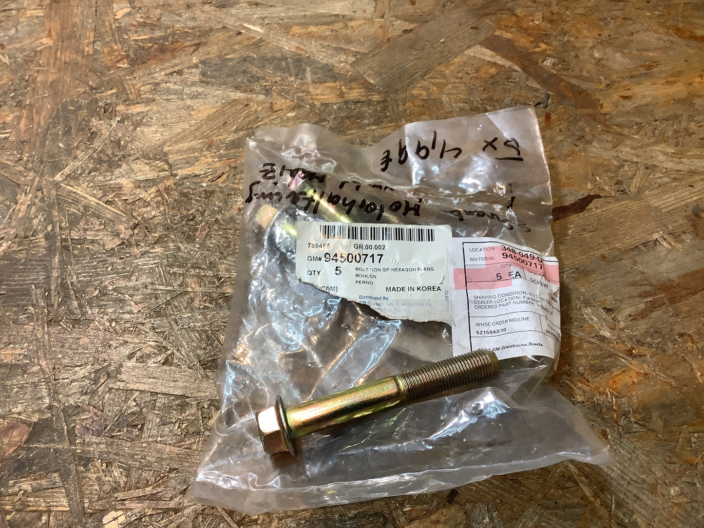 Chevrolet Matiz Schraube Motorhalterung Original GM NEU