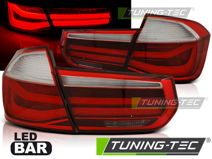 Tuning-Tec LED Lightbar Rückleuchten für BMW 3er F30 Limousine 11-15 rot/rauch