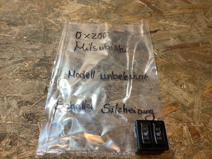 Modell unbekannt Schalter Sitzheizung Original Mitsubishi NEU