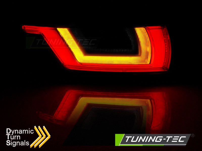 Tuning-Tec LED Lightbar Rückleuchten für Land Rover / Range Rover Evoque 11-18 schwarz mit dynamischem Blinker