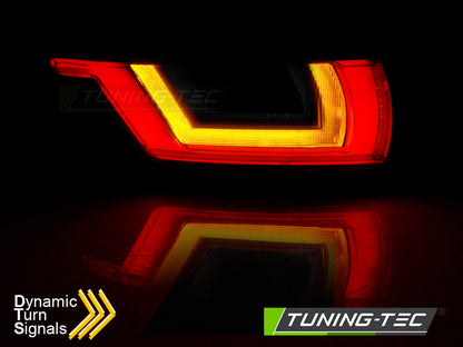 Tuning-Tec LED Lightbar Rückleuchten für Land Rover / Range Rover Evoque 11-18 rot/rauch mit dynamischem Blinker