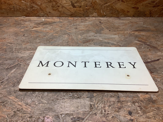 Opel Monterey Kennzeichen