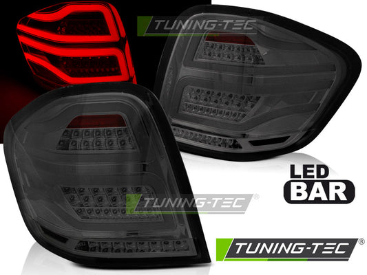 Tuning-Tec Voll LED Rückleuchten für Mercedes Benz ML W164 09-11 schwarz/rauch