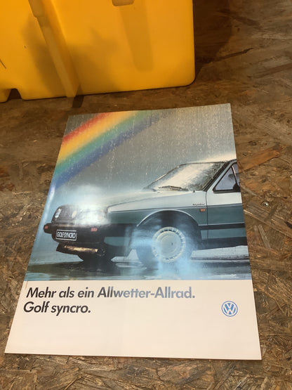 VW Syncro Zeitschrift aus März 1986