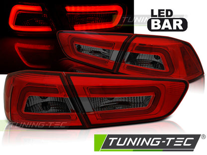 Tuning-Tec LED Rückleuchten für Mitsubishi Lancer 8 Limousine 08-11 rot/rauch