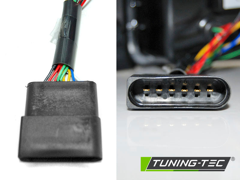 Tuning-Tec Voll LED Lightbar Rückleuchten für VW T5 GP 10-15 schwarz/rauch mit dynamischem Blinker