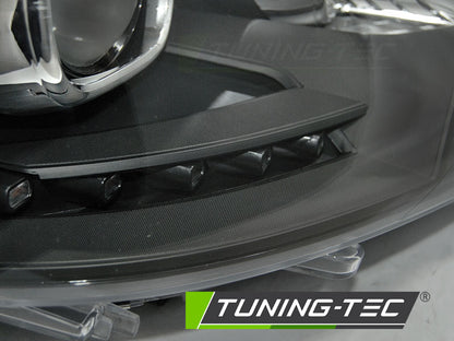 Tuning-Tec LED Tagfahrlicht Scheinwerfer für VW T5 GP (Facelift) 10-15 schwarz