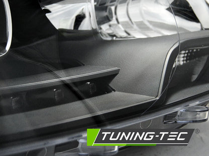 Tuning-Tec LED Tagfahrlicht Scheinwerfer für VW T5 GP (Facelift) 10-15 schwarz
